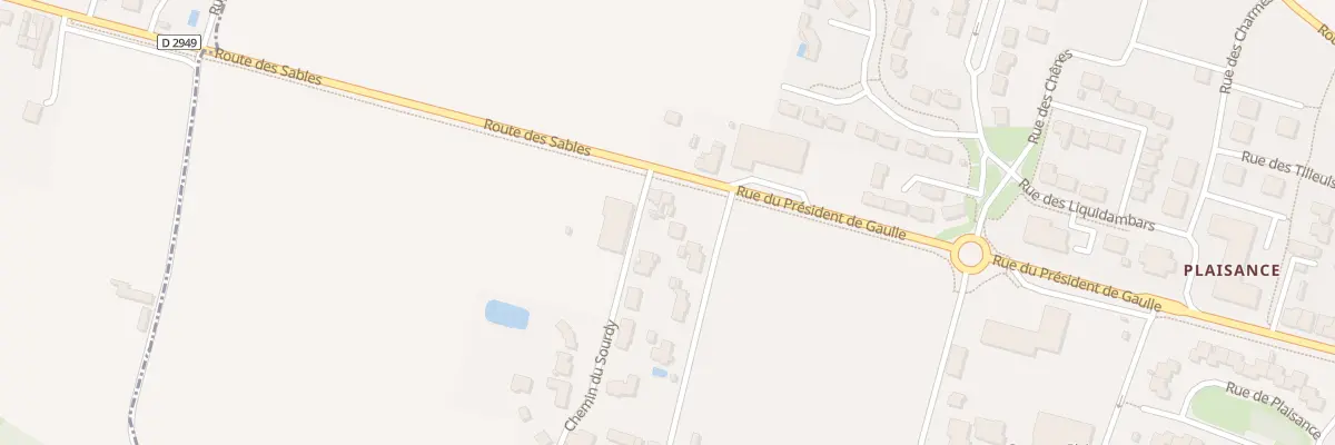 Plan du 139 Rue du Presid de Gaulle à Luçon