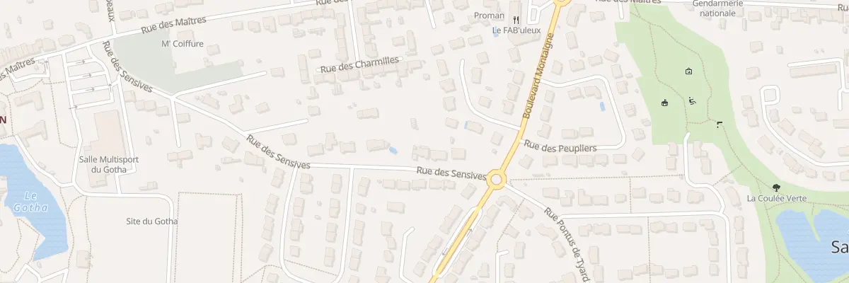 Plan du 405 Rue des Sensives à Ancenis-Saint-Géréon