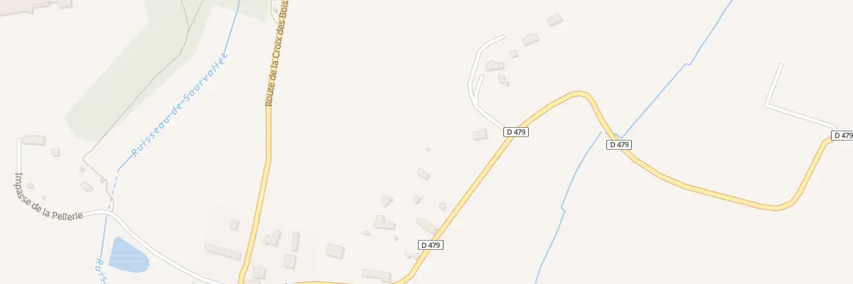 Plan du 24 Rte Mare de la Lande Montgothi à Isigny-le-Buat
