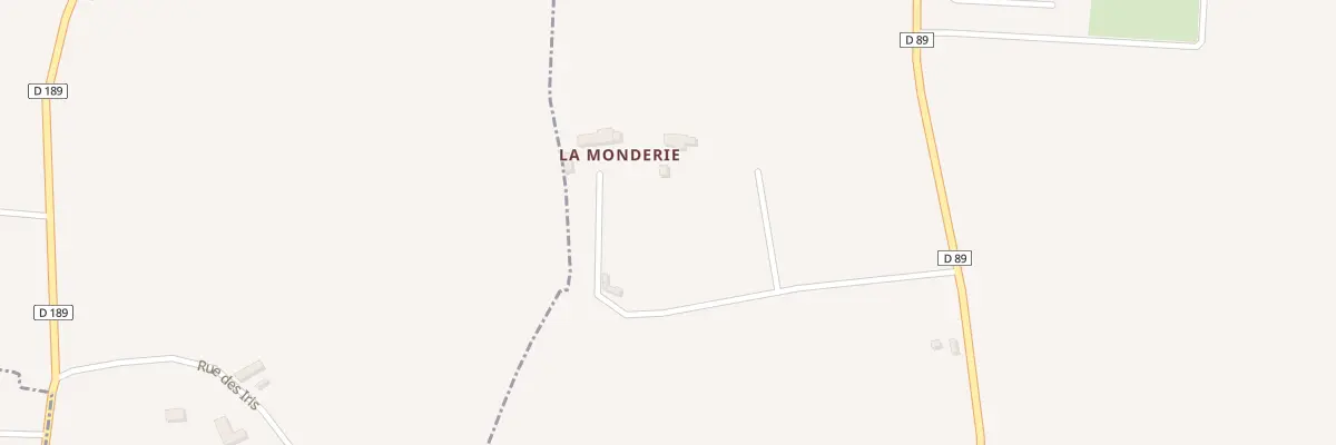 Plan du 60 La Monderie à Amigny