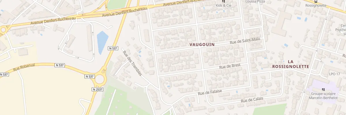 Plan du 35 Rue Saint-Malo à La Rochelle
