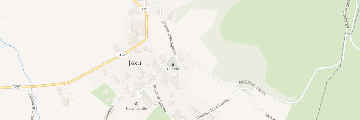 Plan du 197 Che d’Elizagaraia à Jaxu