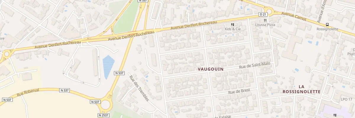 Plan du 27 Rue Saint Nazaire à La Rochelle