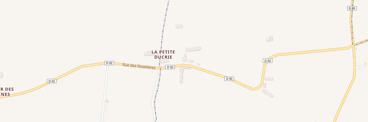 Plan du 76 La Petite Ducrie à Amigny