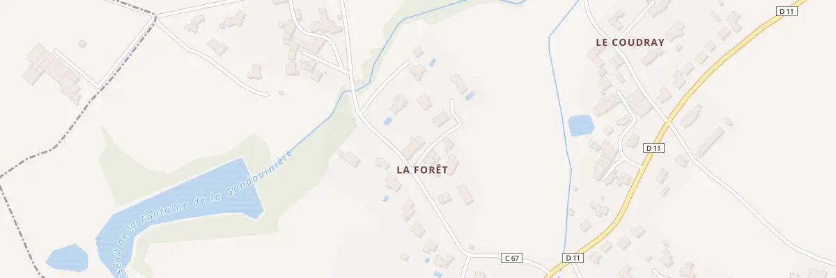 Plan du 5259 La Forêt à Saint-André-Goule-d’Oie