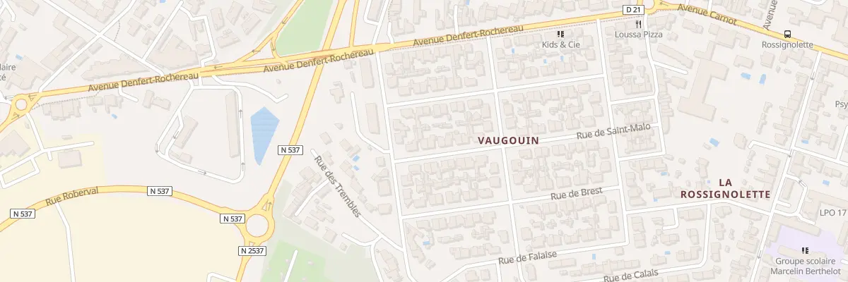Plan du 38 Rue Saint-Malo à La Rochelle