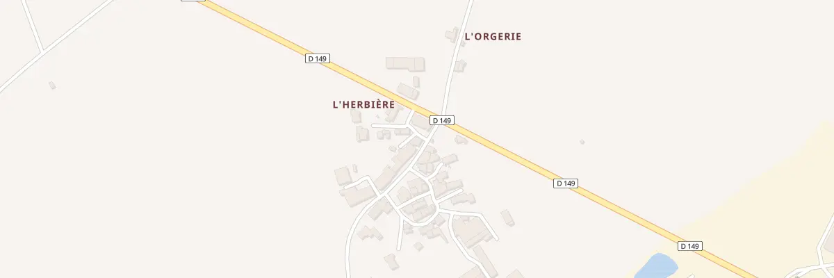 Plan du 13 L’Herbiere à Boussay