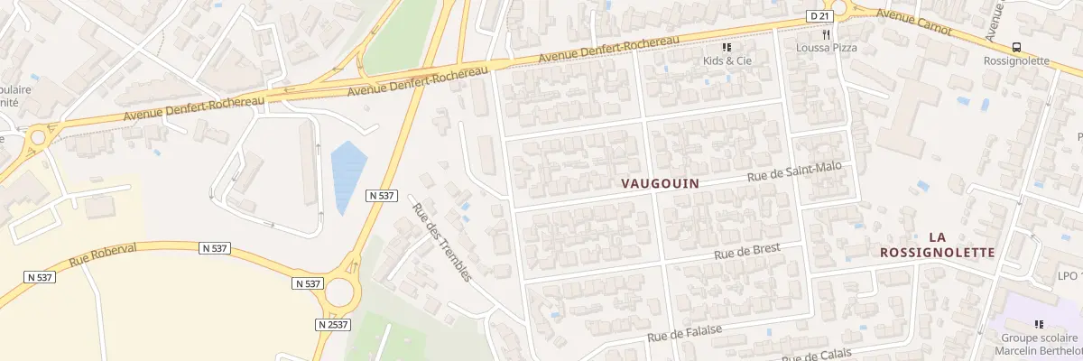 Plan du 40 Rue Saint-Malo à La Rochelle