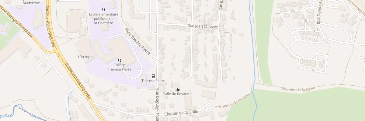 Plan du 32 Rue Albert 1er à Fougères