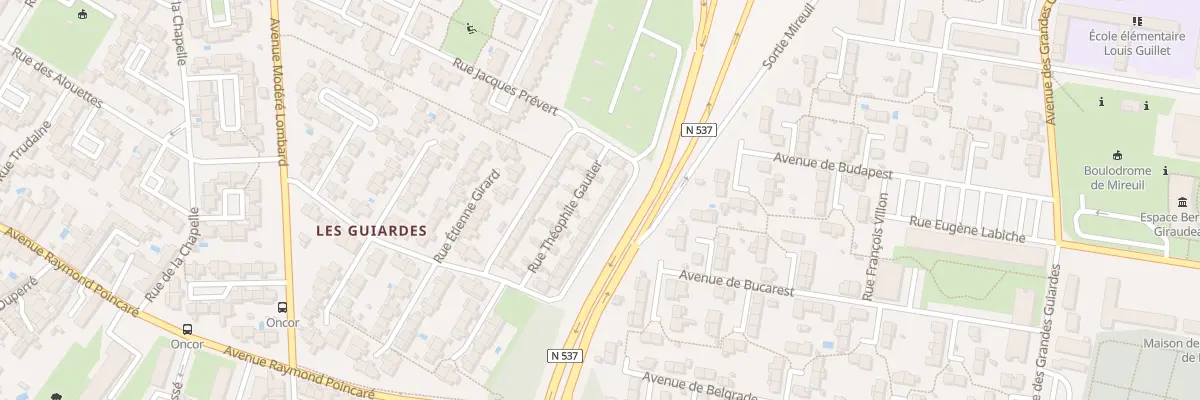 Plan du 11 Rue Théophile Gautier à La Rochelle