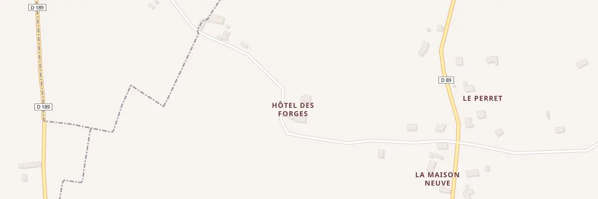 Plan du 51 L’Hotel des Forges à Amigny