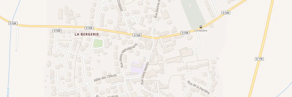 Plan du 8 Rue Saint Martin à Balazé