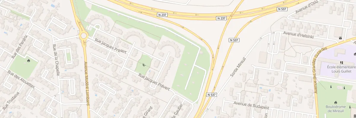 Plan du 18 Rue Robert Desnos à La Rochelle