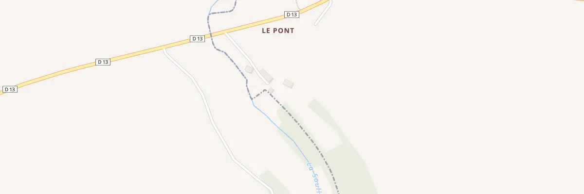 Plan du 5066 Le Pont à Villebaudon