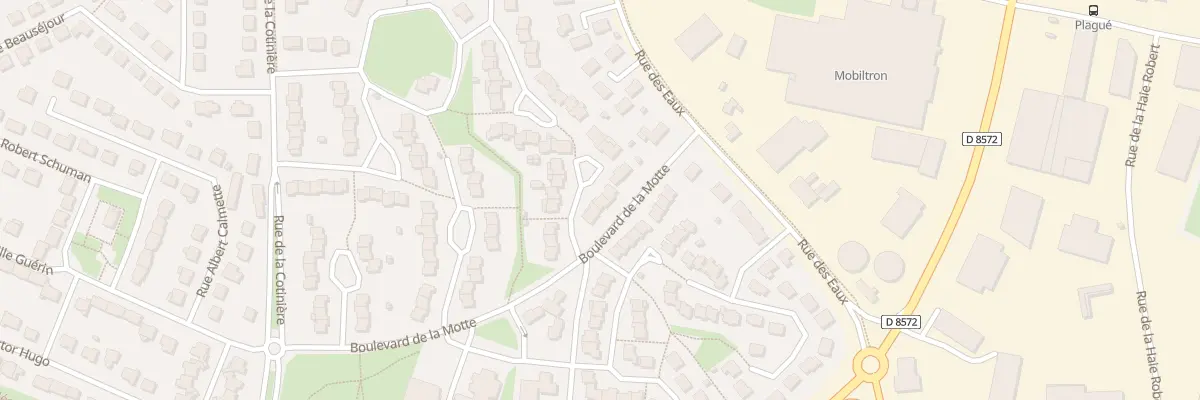 Plan du 4 All de Touraine à Vitré
