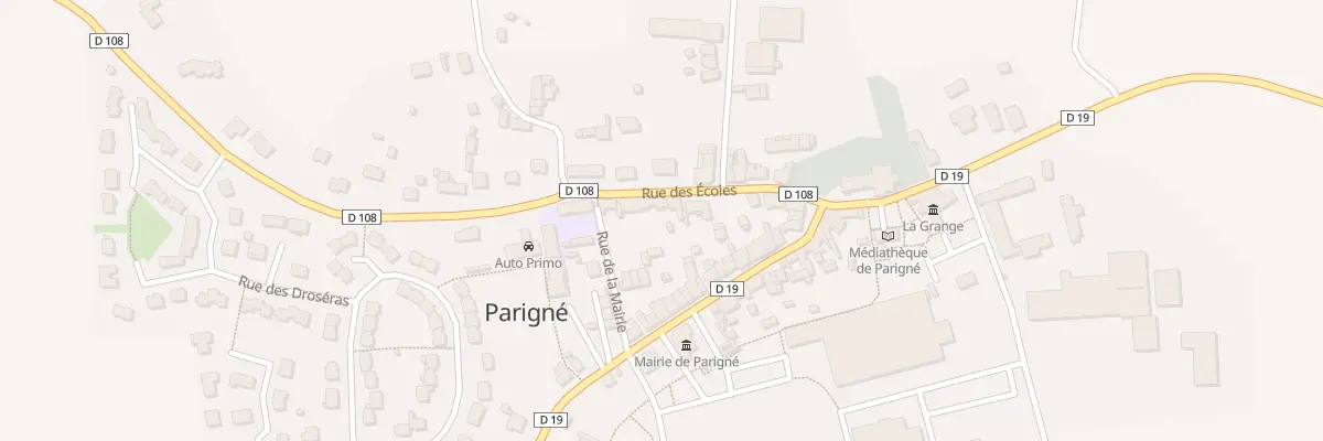 Plan du 11 Rue des Ecoles à Parigné