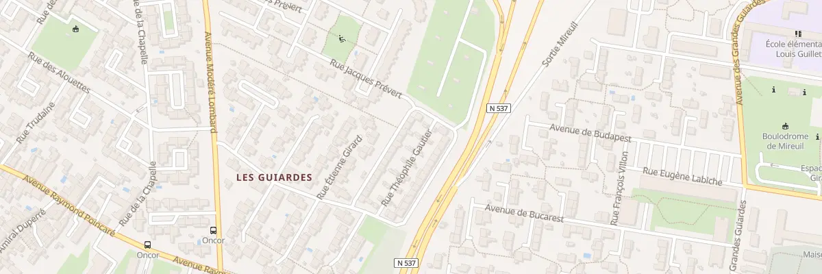 Plan du 19 Rue Théophile Gautier à La Rochelle