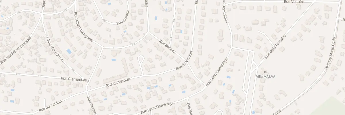 Plan du 10 Rue Boileau à Lacanau