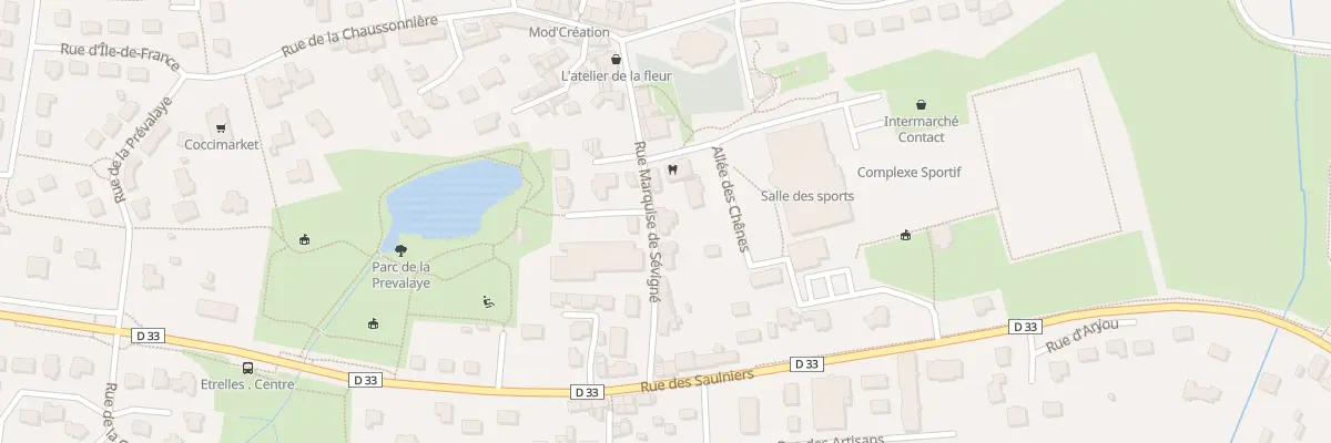 Plan du 9 Rue Marquise de Sevigne à Étrelles