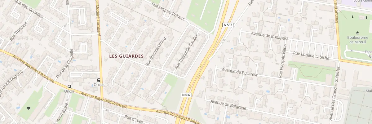 Plan du 5 Rue Théophile Gautier à La Rochelle