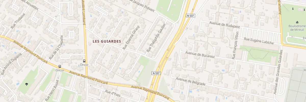 Plan du 3 Rue Théophile Gautier à La Rochelle