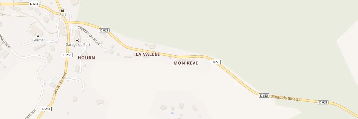 Plan du 366 Rte de Bidache à Guiche