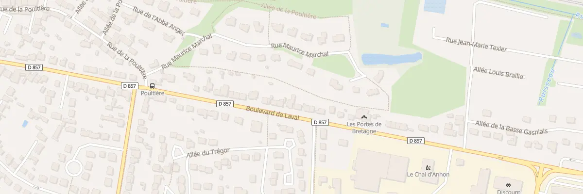 Plan du 97 Bd de Laval à Vitré