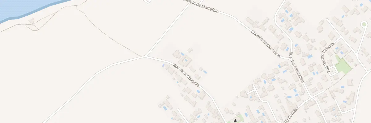 Plan du 22 Rue de la Chapelle à Nieul-sur-Mer