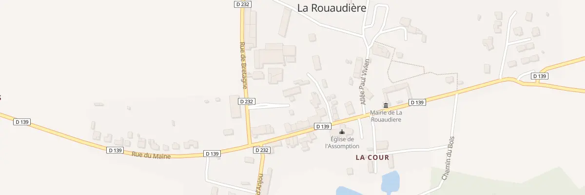 Plan du 2 Rue de Bretagne à La Rouaudière