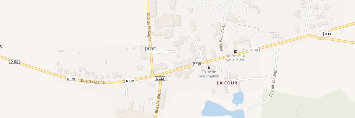 Plan du 22 Rue du Maine à La Rouaudière