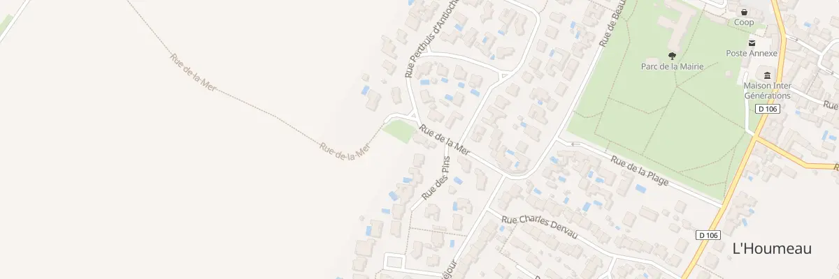 Plan du 2 Rue des Pins à L’Houmeau