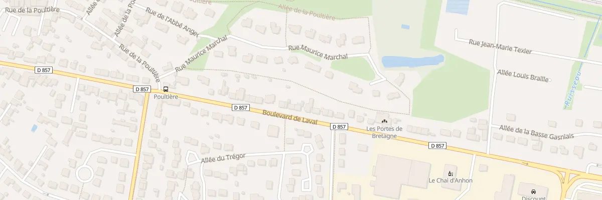Plan du 95 Bd de Laval à Vitré