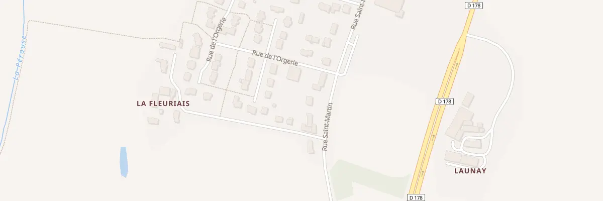 Plan du 52 Rue Saint Martin à Balazé