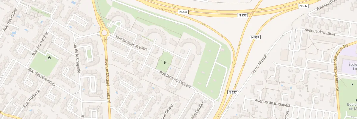 Plan du 7 Rue Robert Desnos à La Rochelle