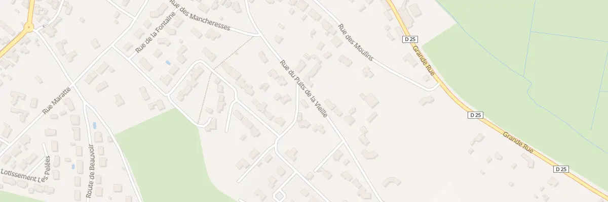 Plan du 14 Rue du puits de la vieille à Triaize