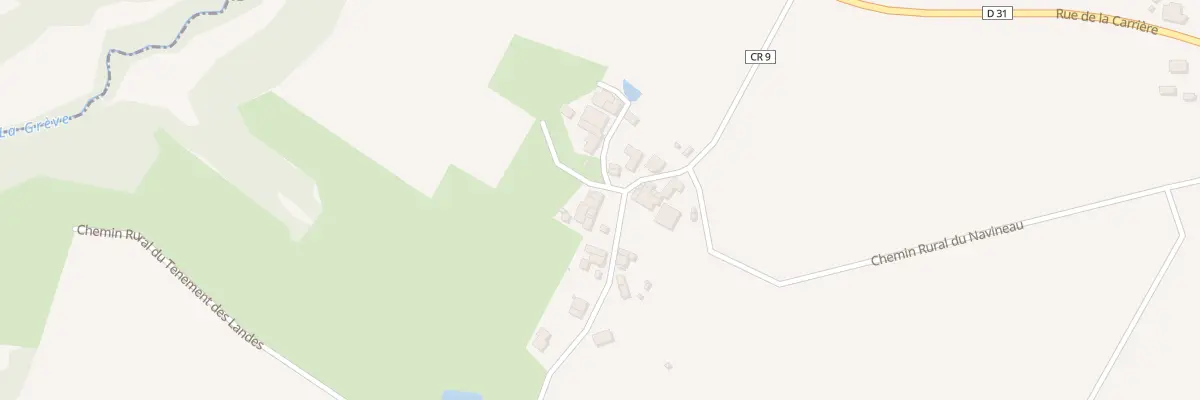 Plan du 5130 Les Landes à Saint-Hilaire-le-Vouhis