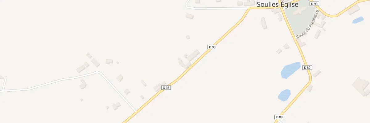Plan du 5023 Le Village de l’Eglise à Bourgvallées