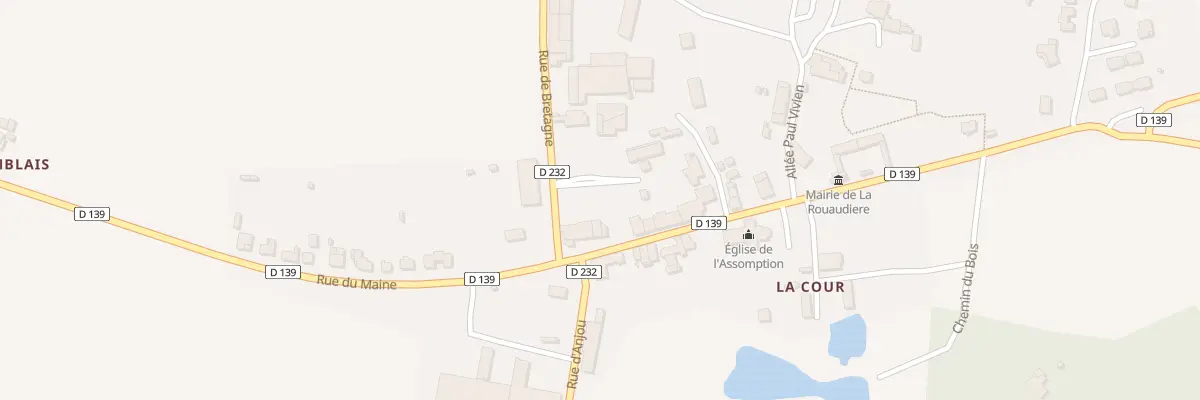 Plan du 26 Rue du Maine à La Rouaudière