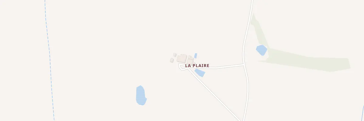Plan du 1 La Plaire à Bessay