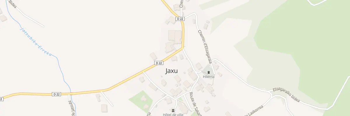 Plan du 35 Rte de Peko Basaburu à Jaxu