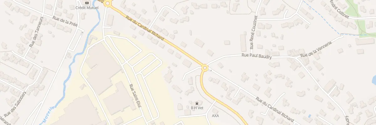 Plan du 40 Rue du cardinal richard à La Bruffière