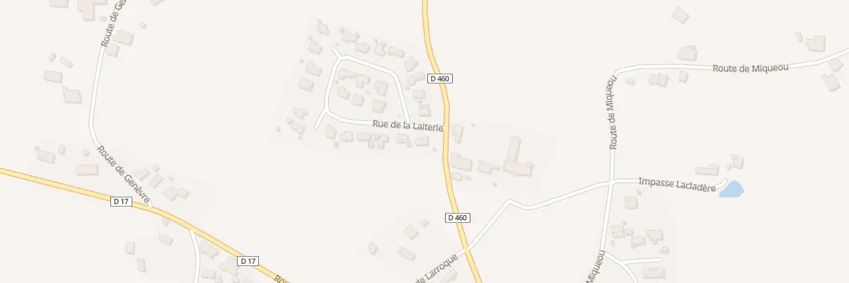 Plan du 38 Rue de la Laiterie à Saubusse