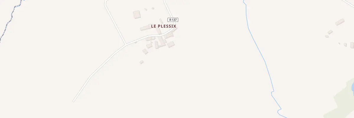 Plan du 1 Le Plessix à Monthault