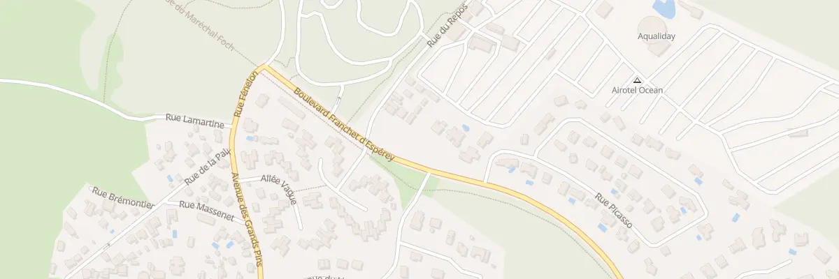 Plan du 6 Rue du Repos à Lacanau