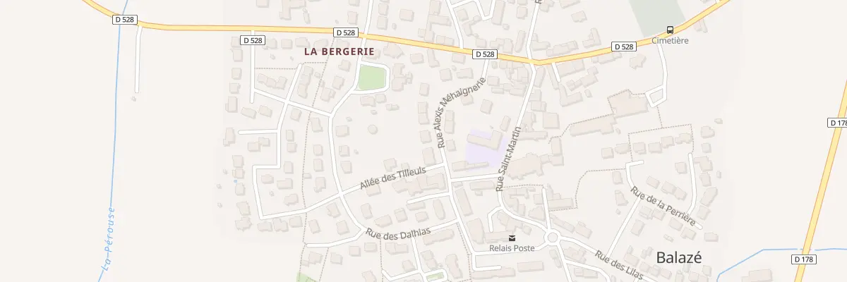 Plan du 7 Rue Alexis Méhaignerie à Balazé