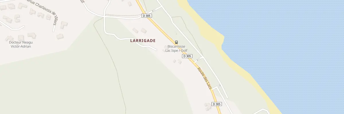 Plan du 5723 Rte des Lacs à Biscarrosse