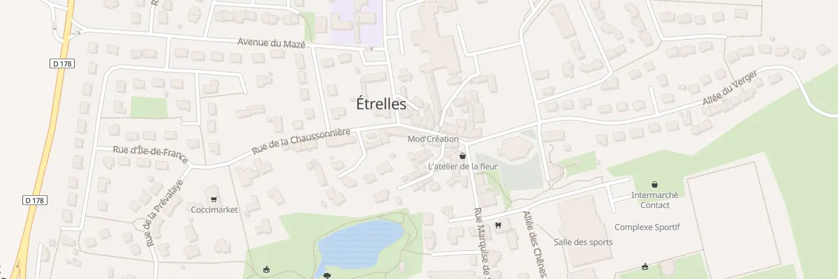 Plan du 5 Rue Normand d’Etrelles à Étrelles