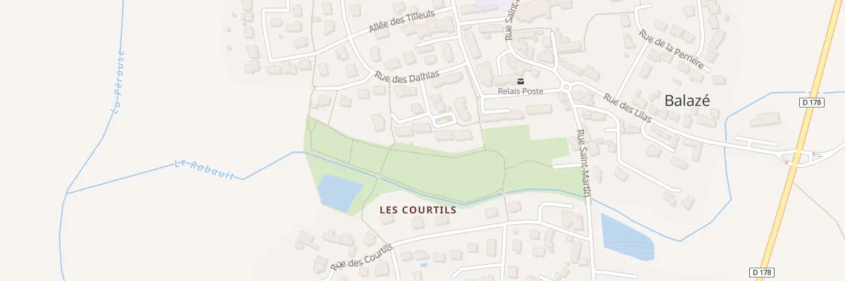 Plan du 6 Rue du Parc à Balazé