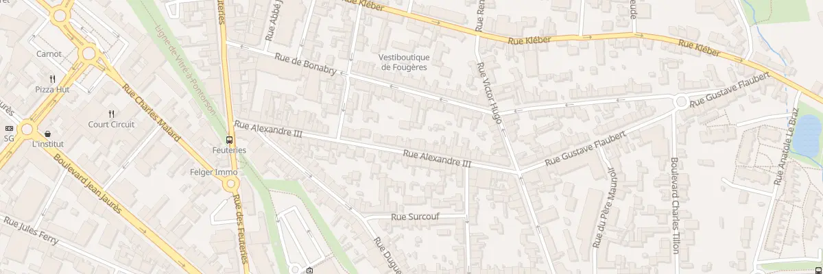 Plan du 35 Rue Alexandre 3 à Fougères
