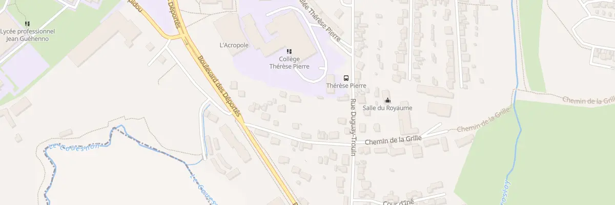 Plan du 12B Rue Bachelot de la Pylaie à Fougères